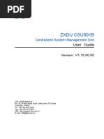 ZXDU CSU501B User Guide