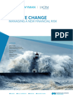 IACPM Oliver Wyman 2018 Study On Climate Risk Awareness White Paper