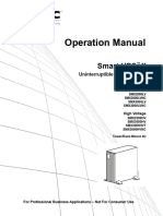 Operation Manual: Smart-UPS X