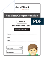 Y3rc Test C Answer Booklet