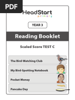 Y3rc Test C Reading Booklet