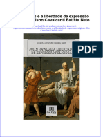 John Rawls E A Liberdade De Expressao Religiosa Dilson Cavalcanti Batista Neto download 2024 full chapter