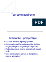 03 - Top-Down Parsiranje