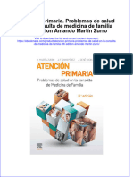 Atencion Primaria Problemas de Salud en La Consulta de Medicina de Familia 8Th Edition Amando Martin Zurro Download 2024 Full Chapter