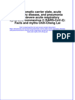 Asymptomatic Carrier State Acute Respiratory Disease And Pneumonia Due To Severe Acute Respiratory Syndrome Coronavirus 2 Sars Cov 2 Facts And Myths Chih Cheng Lai download 2024 full chapter