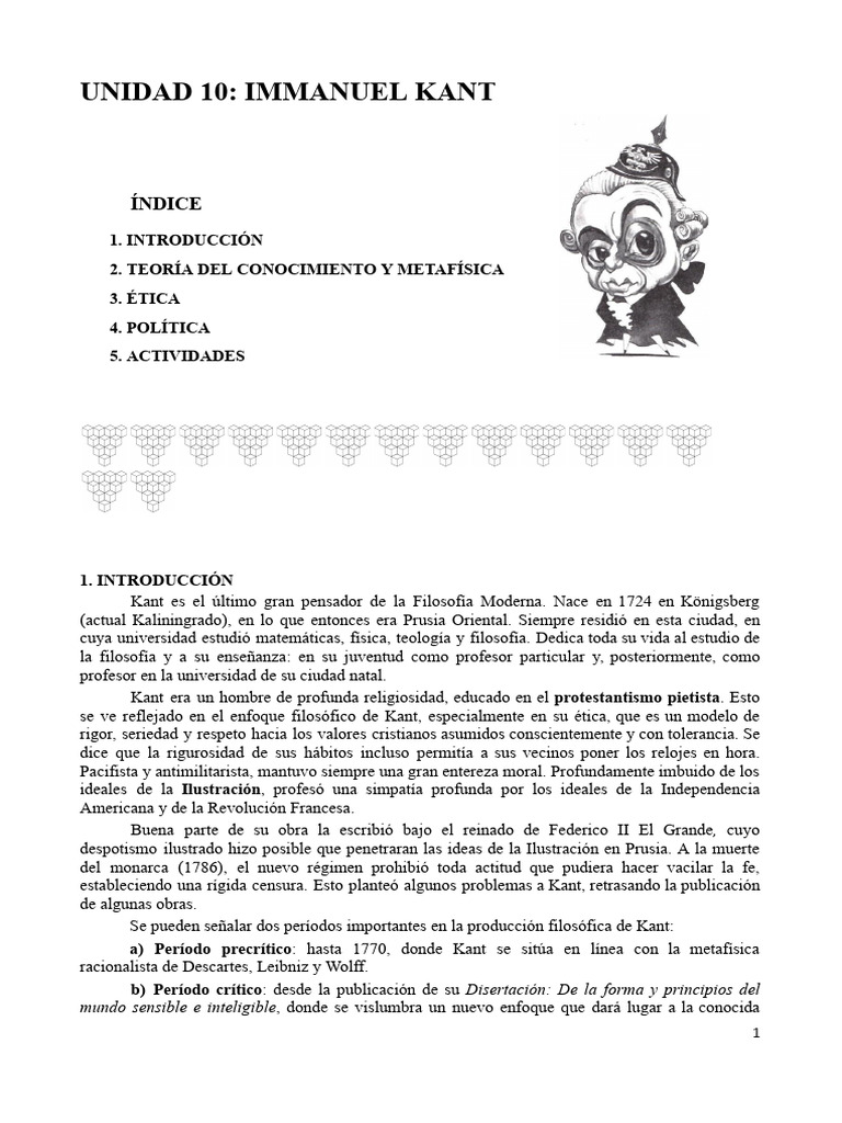 Filosofía Crítica de Kant | PDF | Immanuel Kant | A priori y a posteriori