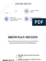 Brownian Motion and Kinetic Theory of Matter