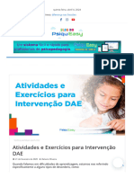 Atividades e Exercícios para Intervenção DAE - Blog PsiquEasy