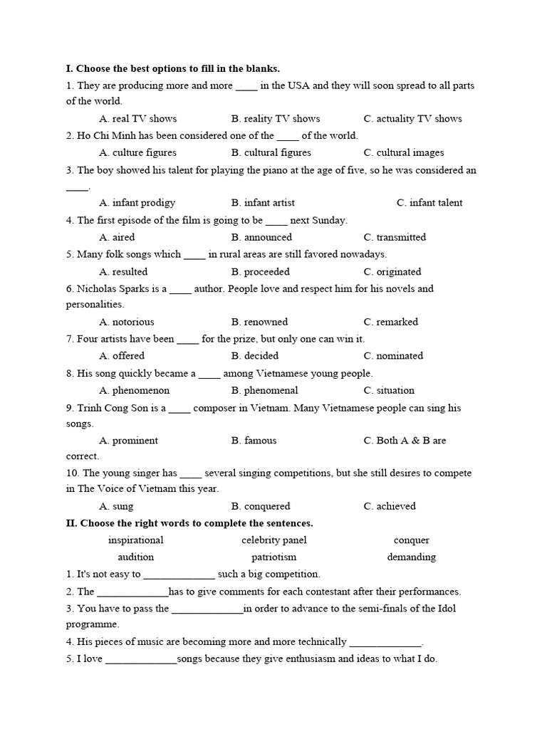 Unit 3 music vocabulary exercises pdf rock and roll rock music