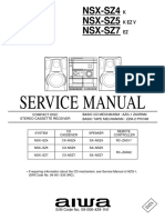 Aiwa NSX SZ4 SZ5 SZ7 Service Manual