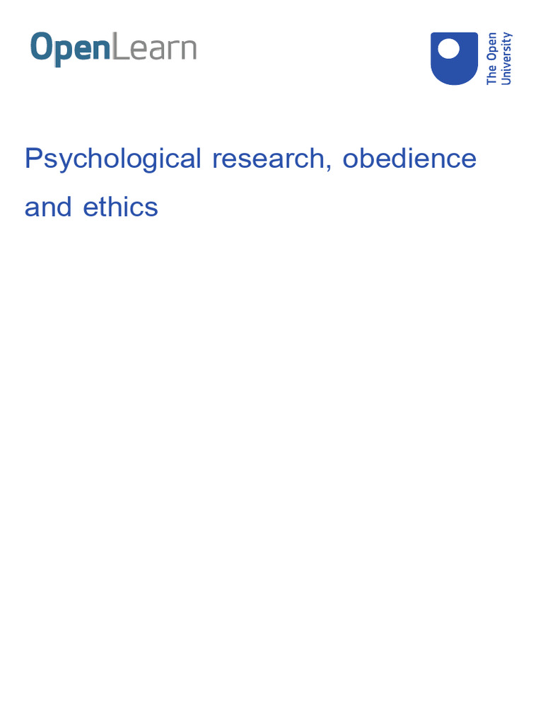 psychological_research__obedience_and_ethics_printable | PDF ...