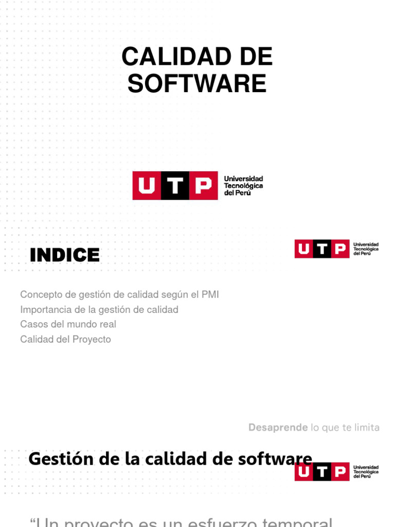 Plan de Gestión de Calidad en Proyectos | PDF | Calidad (comercial ...