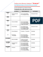 Actividades Anuales 2022