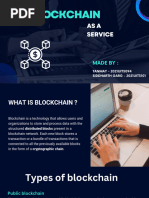 Blockchain As A Service