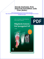 Bildgebende Anatomie Knie Sprunggelenk Fus 2Nd Edition Julia Crim Autor Download 2024 Full Chapter