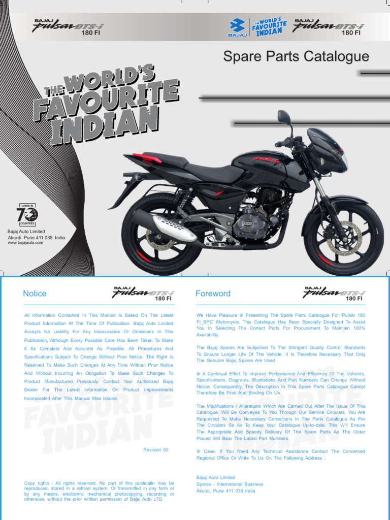 Pulsar 180 Neon | PDF | Vehicle Parts | Engines
