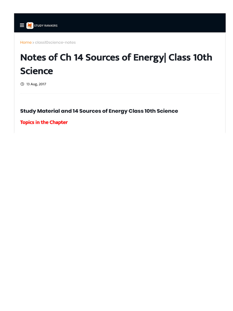 www-studyrankers-com-2017-08-notes-of-ch-14-sources-of-energy-class