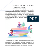 La Importancia de La Lectura en Los Adolescentes