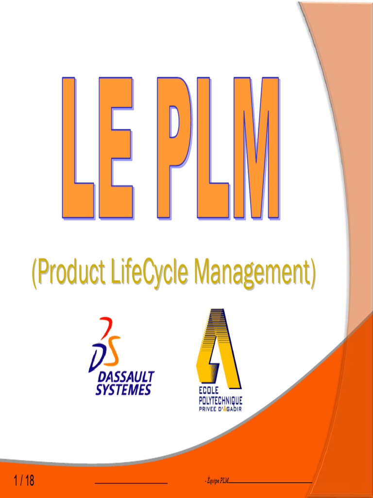 Introduction au PLM et ses outils | PDF | Cycle de vie d'un produit ...