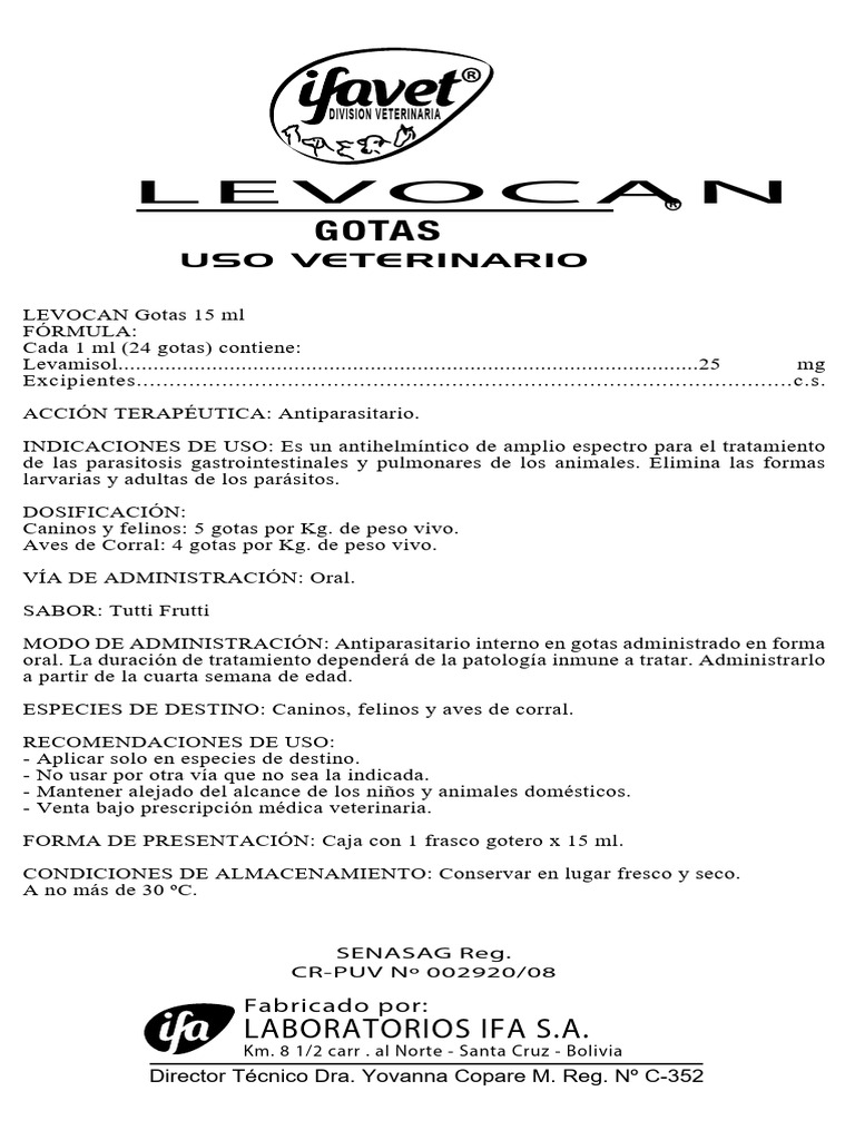 Levocan ® | PDF