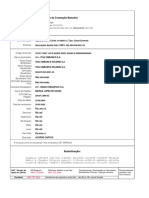 Comprovante de Transação Bancária: Boleto de Cobrança Data Da Operação: #De Controle: - Documento