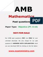 2jamb Math Questions