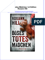 Boses Totes Madchen 1St Edition Roxann Hill Download 2024 Full Chapter