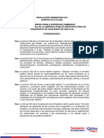 Resolución Administrativa