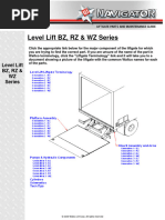 270 2613 WALTCO RZ BZ WZ Levellift Series NAV Parts Manual en-US 110603 Original 85591