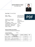 Contoh Pembuatan CV Perorangan