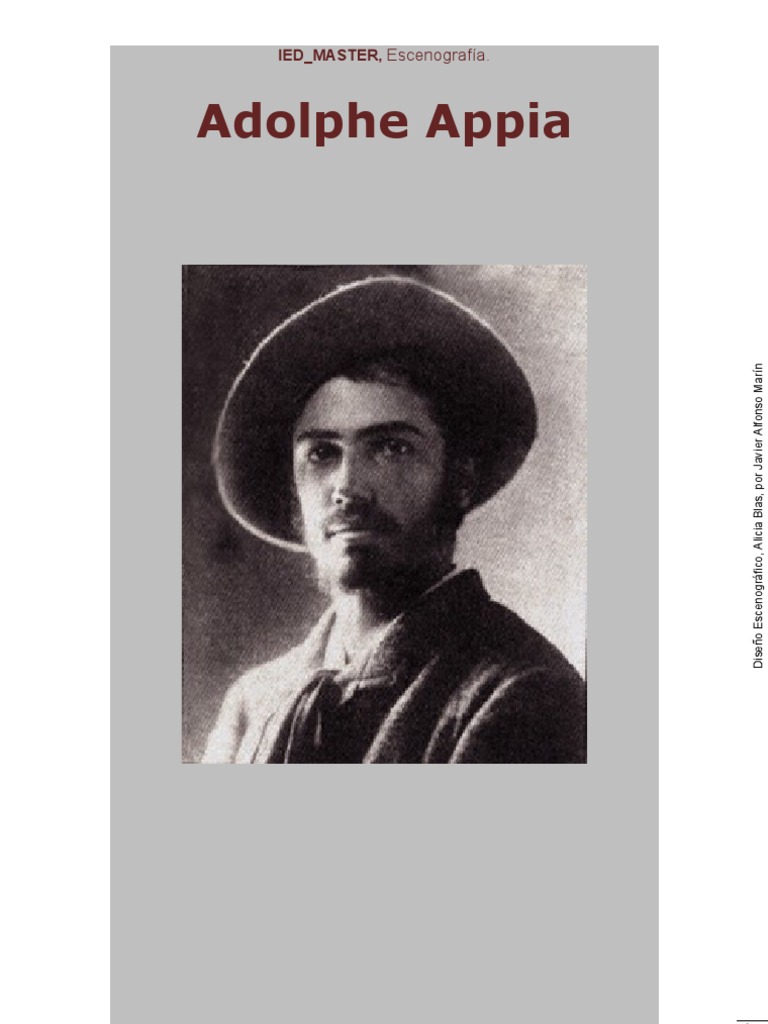 Livre : Oeuvres Complètes D'Adolphe Appia - Tome 1 (1880-1894) - Édition En Français