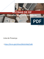 Curso de Rotinas Trabalhistas - Módulos I e II - Desafio Da Conformidade