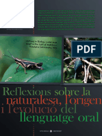 Ripoll, B. (2009), Reflexions Sobre La Naturalesa, L'origen I L'evolució Del Llenguatge Oral