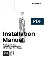 Installation Manual: Geberit Typ 240