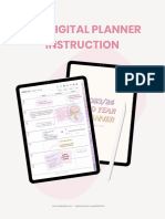 PDF Planner Instructions & Hello
