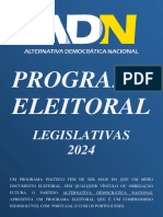 Programa ADN 2024 Contrato Eleitoral