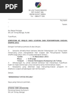 Surat Jemputan Hari Anugerah Kecemerlangan Murid Dan 