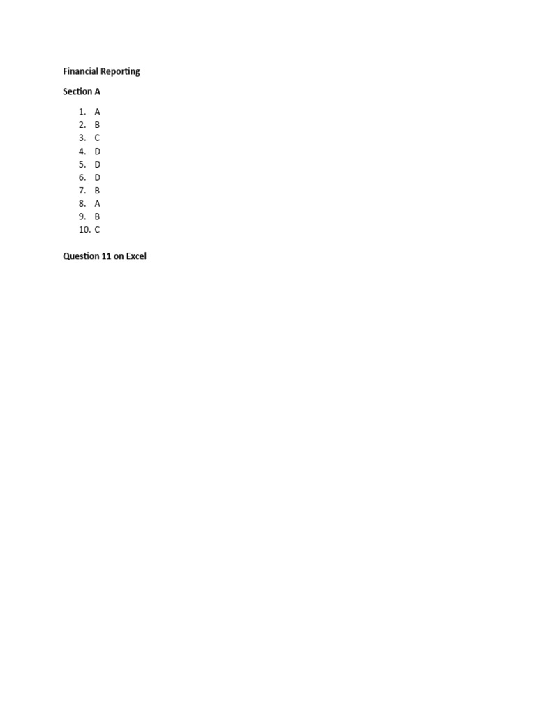 Financial Reporting | PDF