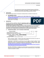 Worldwide Fastener Standard: WX 100 Finish Specification 1. Scope