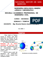 Geodesia-Semana 5 - Tiempos