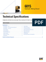 Caterpillar 6015 Tech Specs