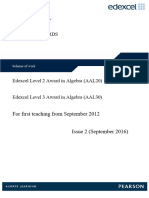 Awards Scheme of Work Algebra Issue2