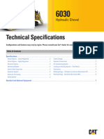 Caterpillar 6030 Technical Specs