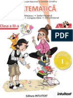 Matematica - Clasa 3 Sem.1, 2 - Manual CD - Mirela Mihaescu, Stefan Pacearca