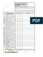 INSPECCION DE PUESTOS DE TRABAJO Orden y Aseo