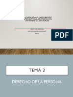 TEMA 2 Derecho de La Personas