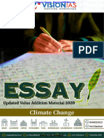 Vision VAM 2020 [Essay] Climate Change freeupscmaterials.org