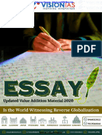 Vision VAM 2020 [Essay] Reverse Globalization freeupscmaterials.org