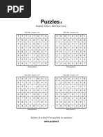 Puzzles: Sudoku, Kakuro, Akari and More..