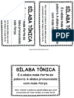 Atividades Sílaba Tônica